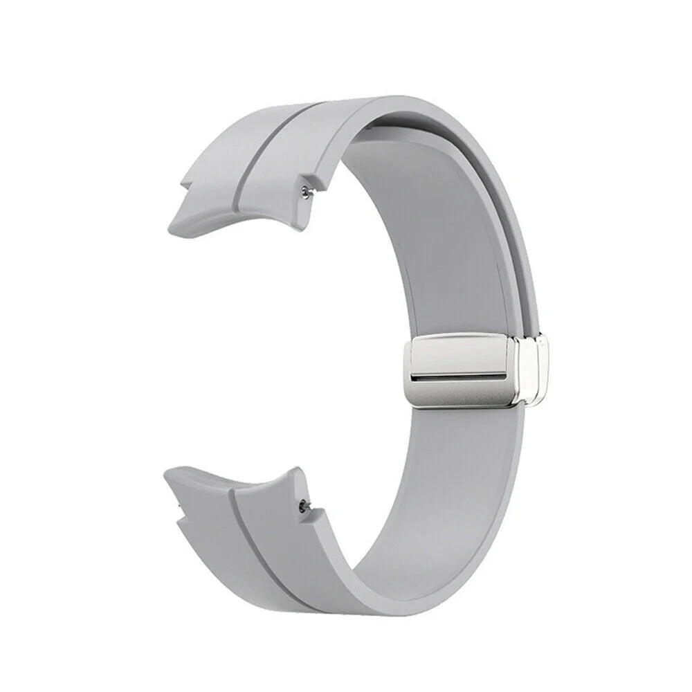 Samsung Galaxy Watch 6 - 44mm Silicone D-Buckle Strap (Grey)