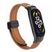Correa de cuero magnética Xiaomi Smart Band 9 (marrón)
