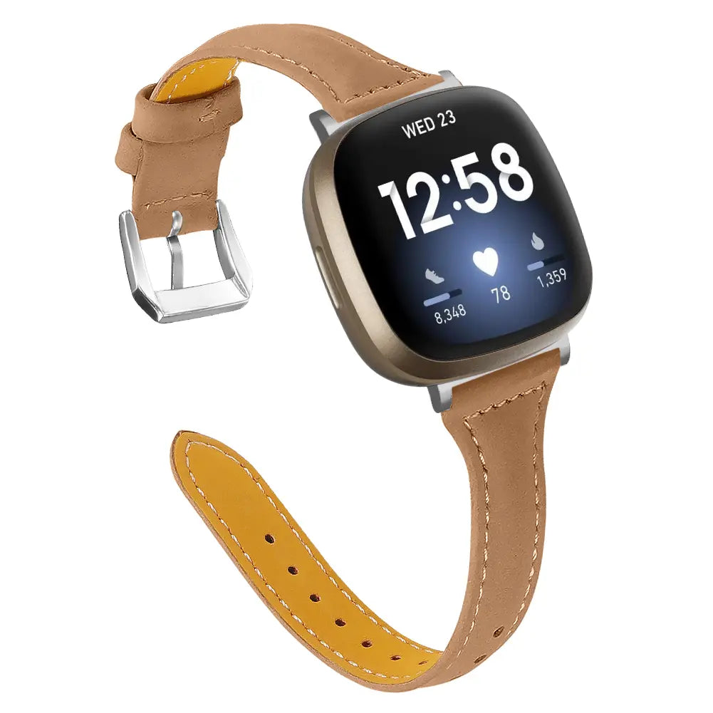 Slim Leather Strap, coffee