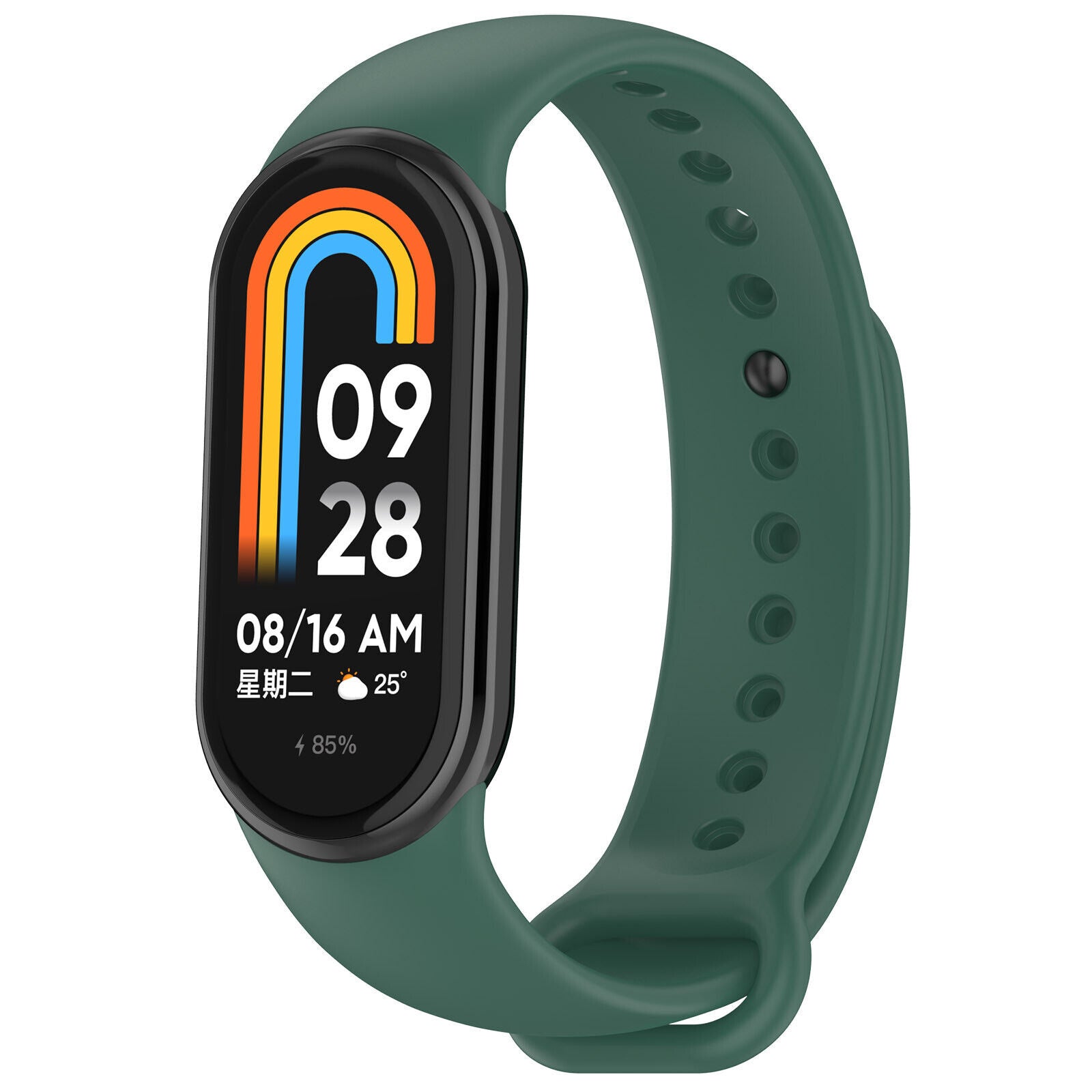 Correa silicona Xiaomi Smart Band 10 (verde oscuro)