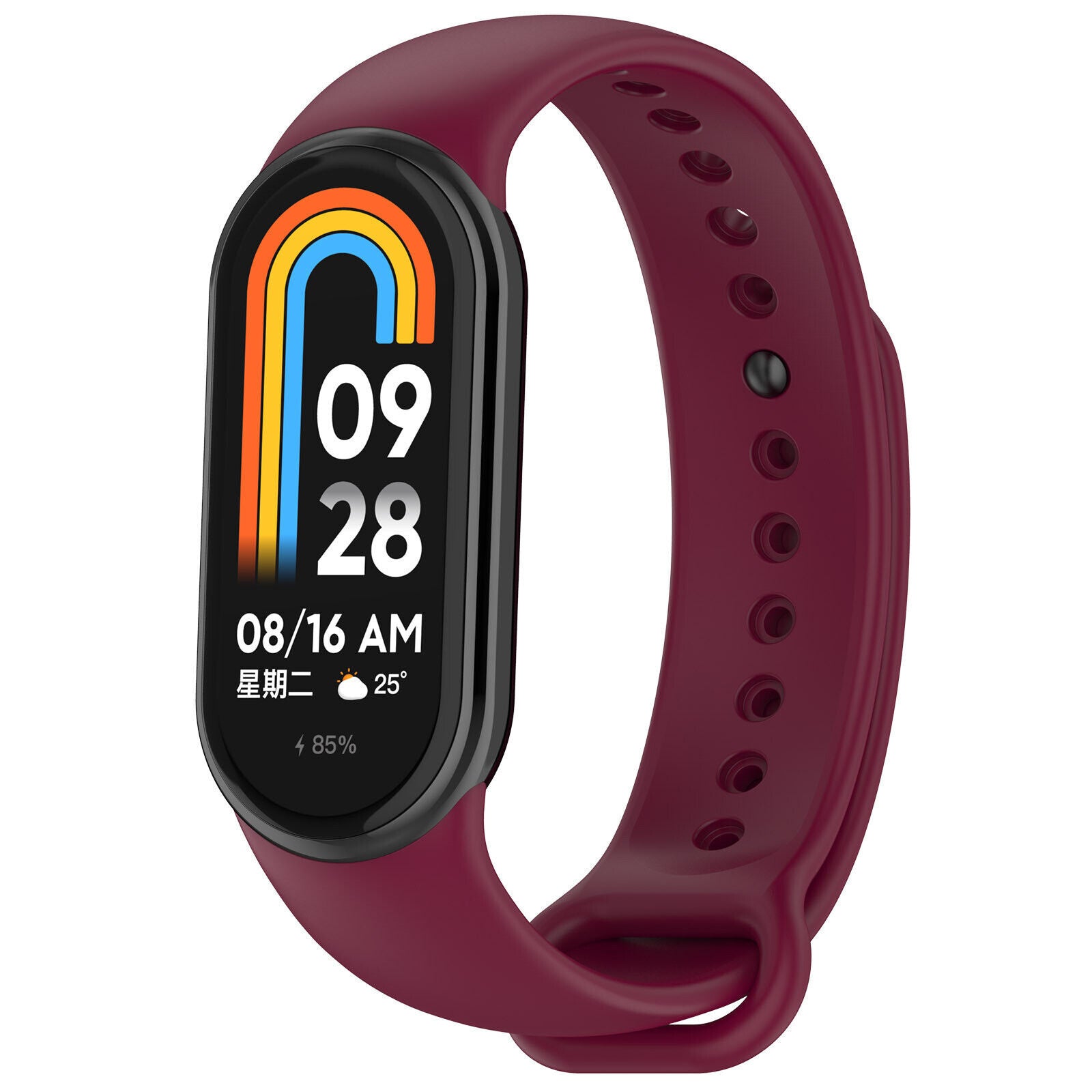 Xiaomi Smart Band 10 Silicone Strap (Wine Red)