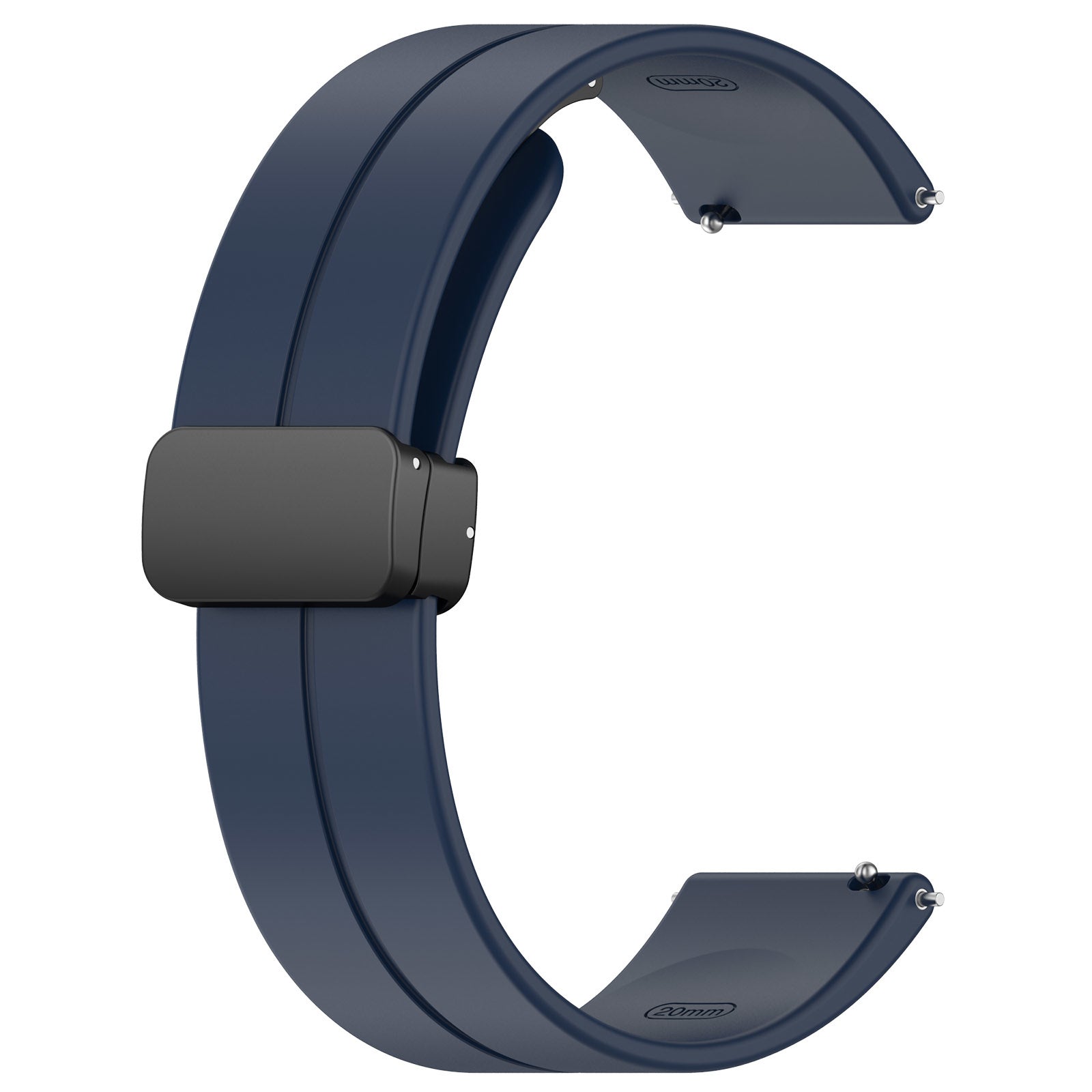 Withings Steel HR - 40mm D-Buckle Silicone Strap (Dark Blue)