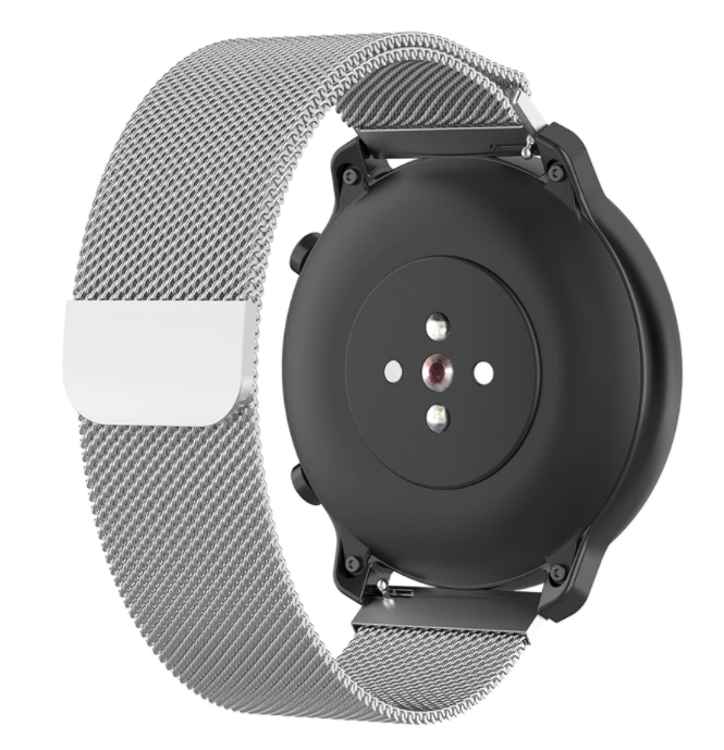 Correa milanesa Amazfit Active 2 (plateado)
