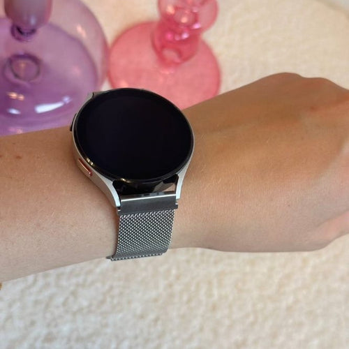 xoxo Wildhearts OnePlus Watch Milanese Strap (Silver)