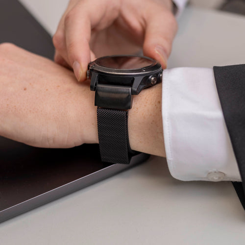 Correa milanesa Garmin Epix Pro (Gen 2) 51mm (negro)