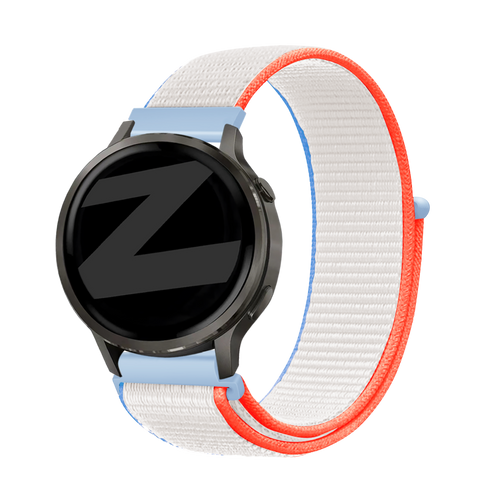 Bandz Correa nylon Loop Garmin Vivomove 3s (leche blanca)
