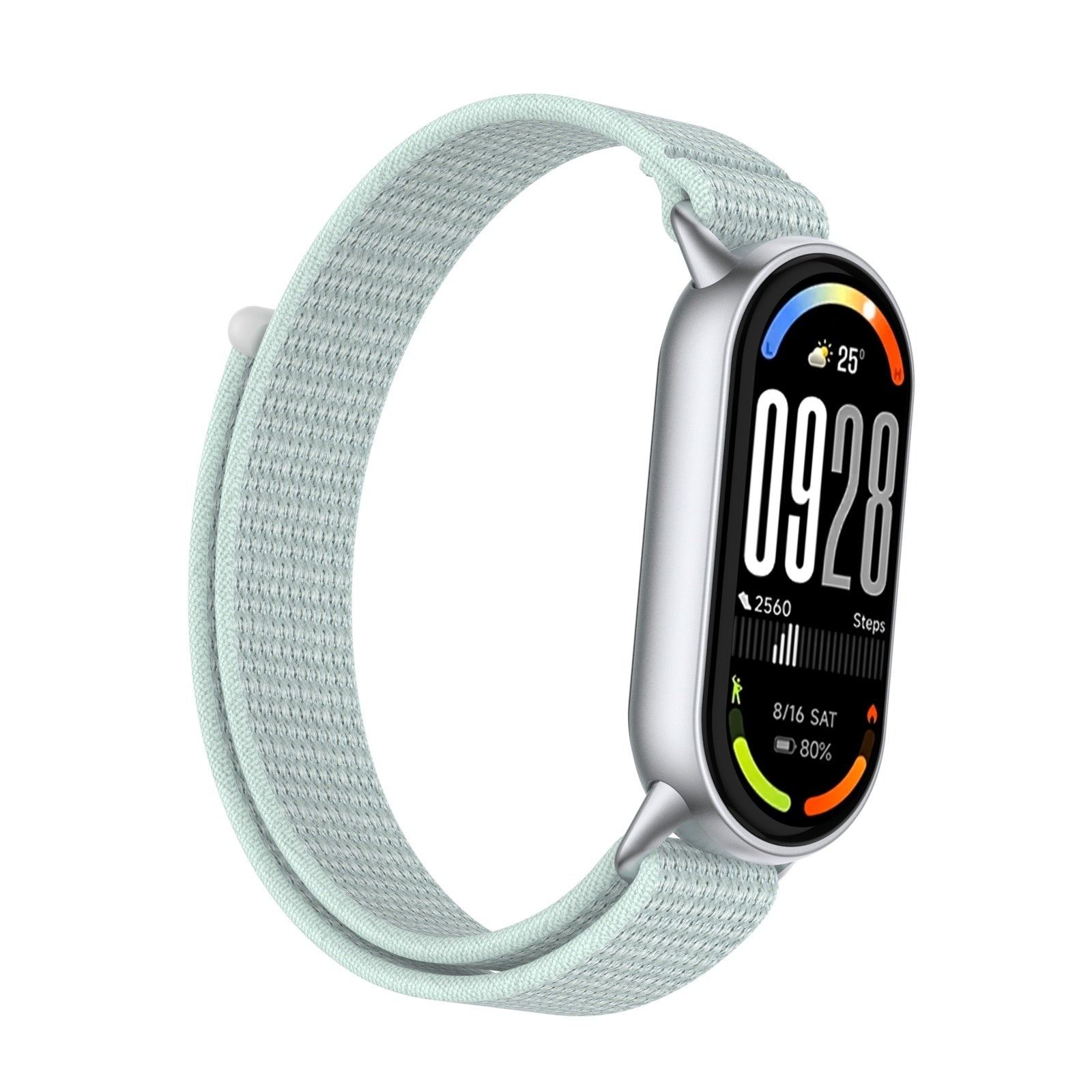 Correa nylon moderna Xiaomi Smart Band 9 (celeste)