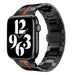 Correa hierro acero Apple Watch (negro/rojo)