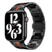 Correa hierro acero Apple Watch (negro/rojo)
