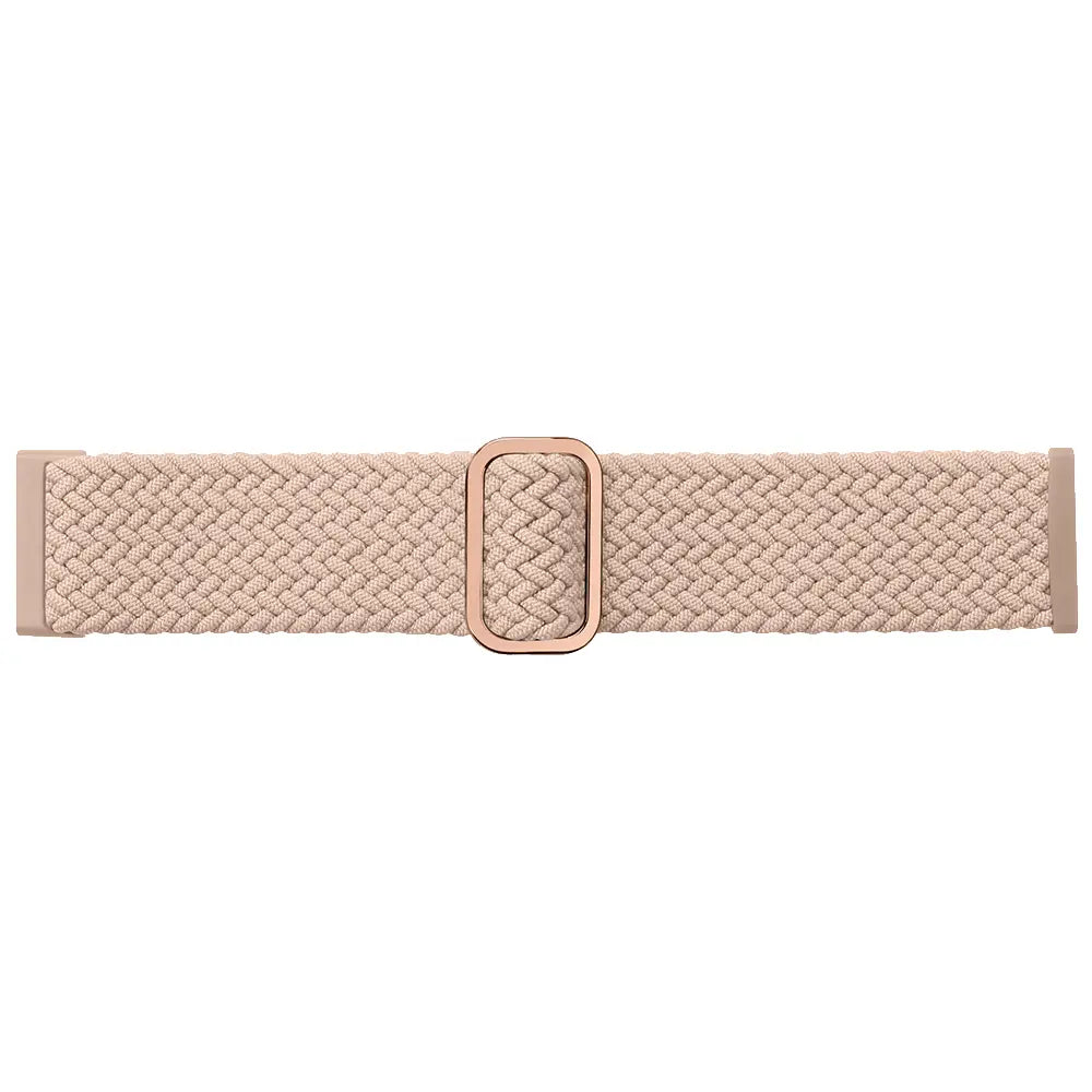 Fitbit Versa 4 Adjustable Woven Strap (Pink)