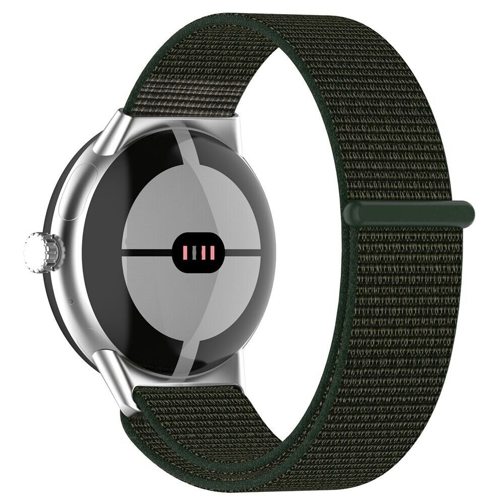 Google Pixel Watch 4 - 41mm Nylon Strap (Green)