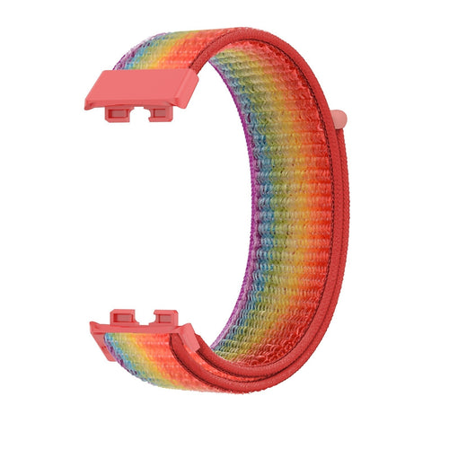 Correa nylon Huawei Band 10 (arcoíris)