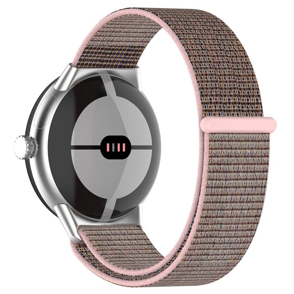 Google Pixel Watch 4 - 41mm Nylon Strap (Pink)