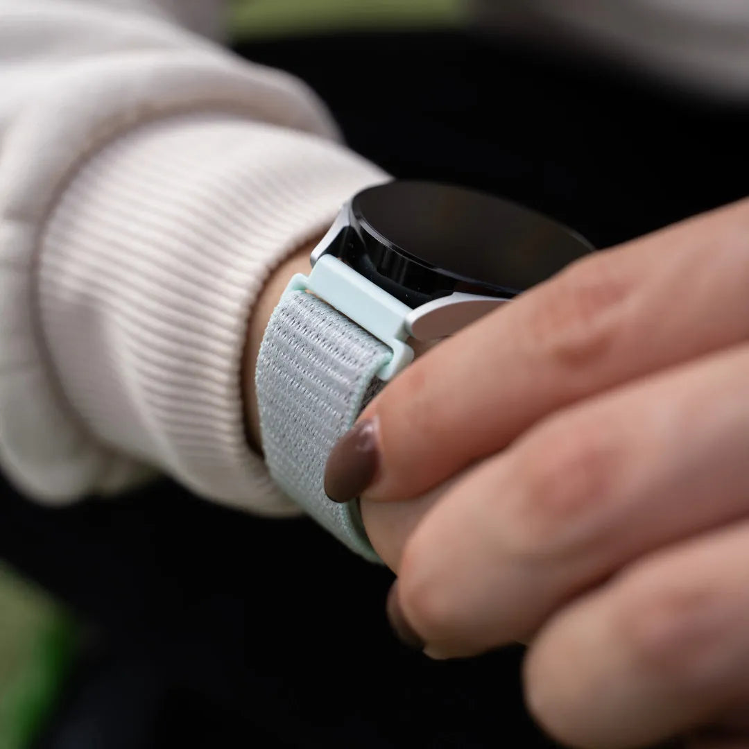 Coros Pace 2 Nylon Strap (Light Cyan)