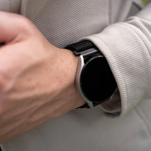 Correa nylon Fossil Gen 4 Venture HR (negro)