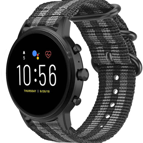 nylon-gesp-band-zwart-grijs-voor-fossil-gen-5