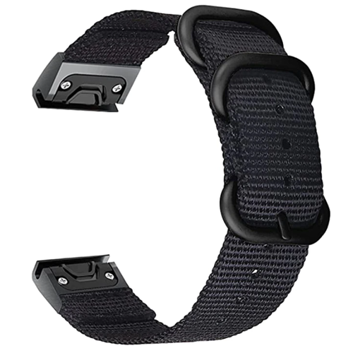 Correa nylon con hebilla Garmin Fenix 5s/6s (negro)