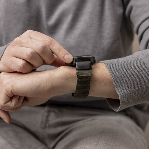 Correa nylon Garmin Descent MK2(i) (verde militar)