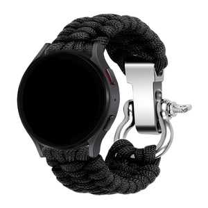 Correa nylon cuerda Coros Apex 4 - 42mm (negro)