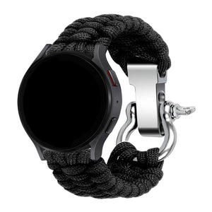 Withings ScanWatch Nova Nylon Rope Strap (Black)