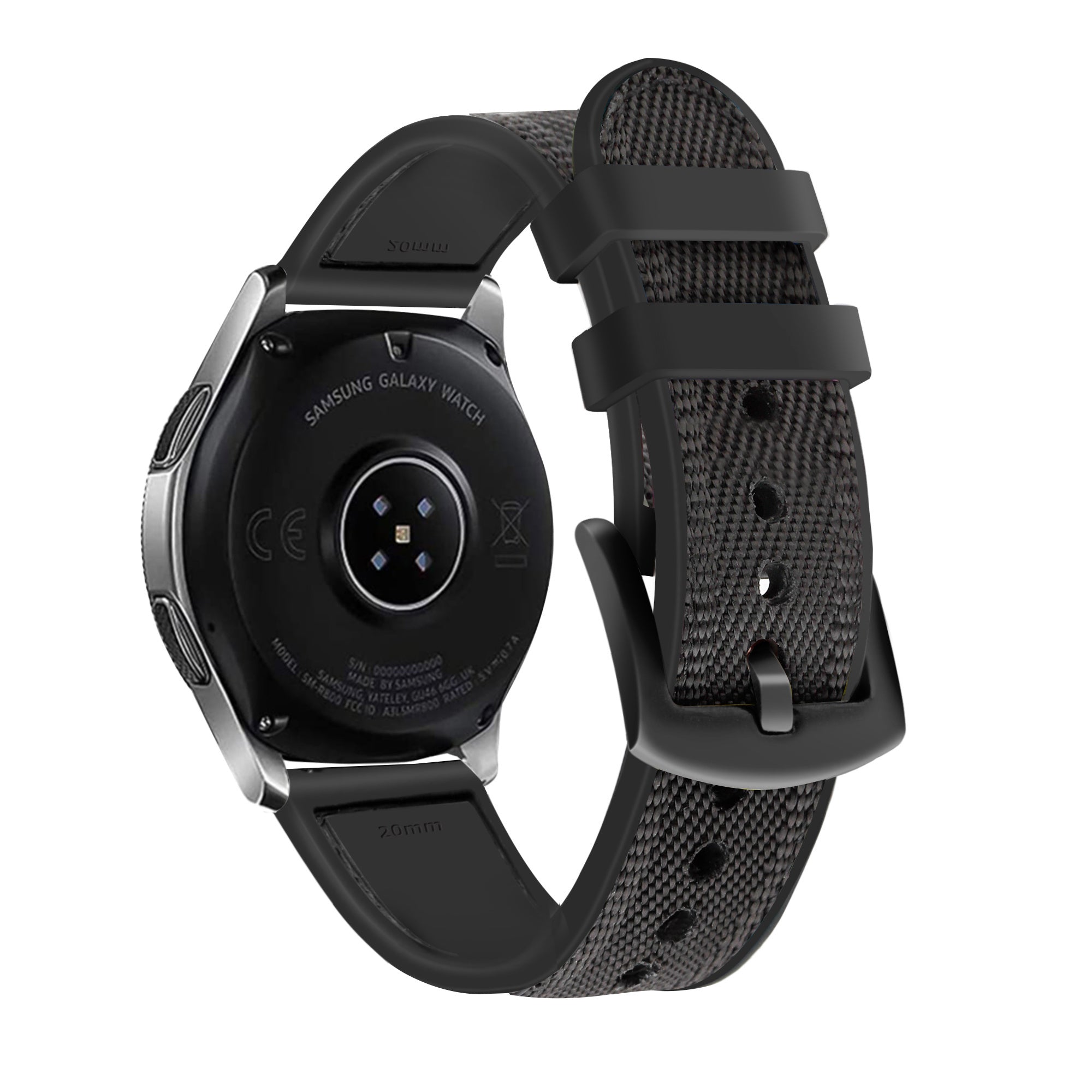 Correa nylon híbrida Amazfit Balance 2 (negro)