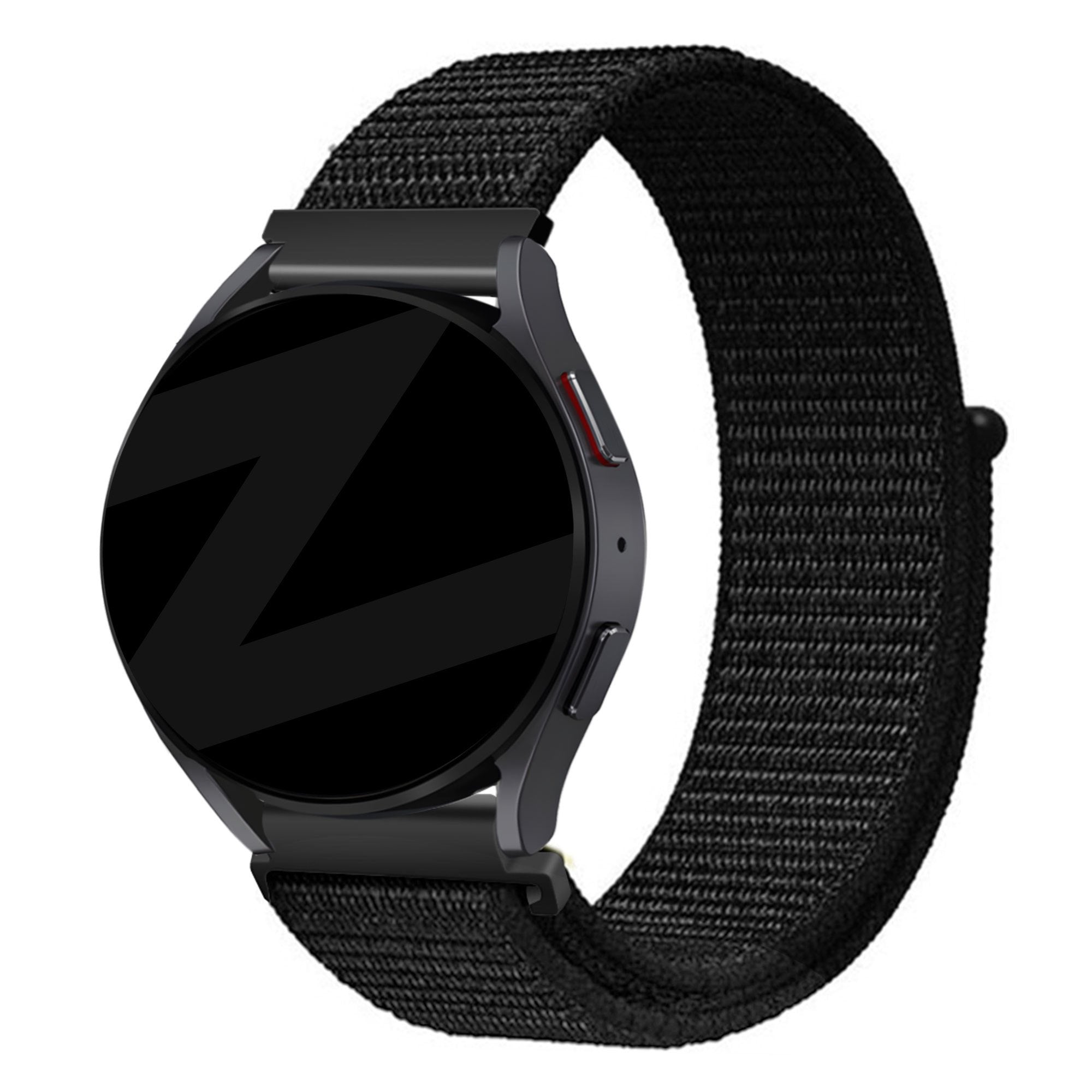 Bandz Garmin Vivoactive 5 Nylon Loop Strap (Black)