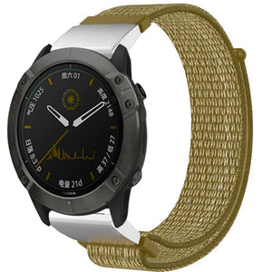 Garmin Fenix 5x/6x Nylon Strap (Olive Green)