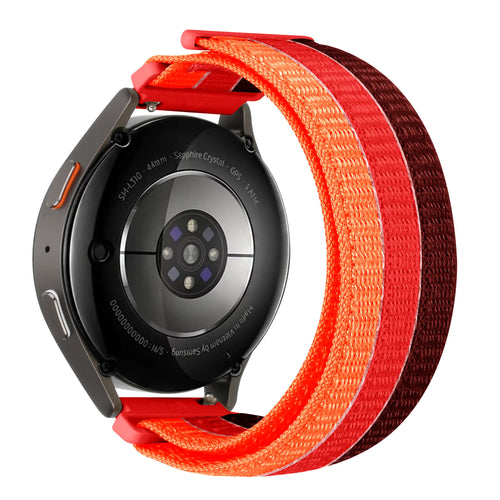 Correa nylon triple Garmin Forerunner 55 (rojo/mixto)