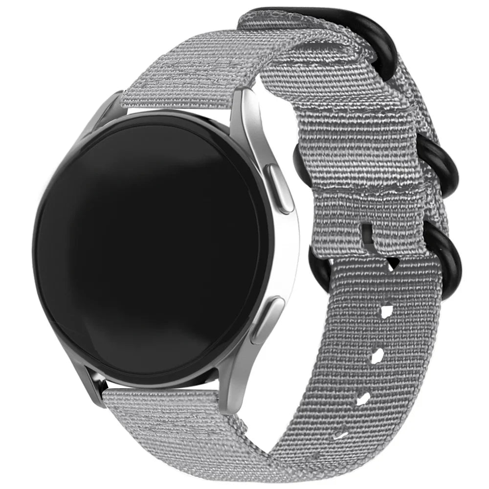 Correa nylon con hebilla Withings ScanWatch Nova (gris)