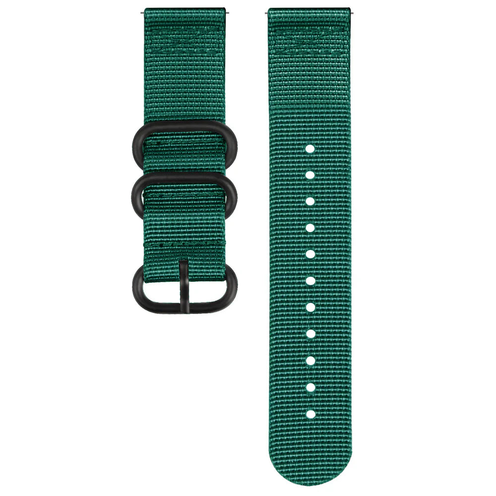Amazfit Bip 3 (Pro) Nylon Buckle Strap (Dark Green)
