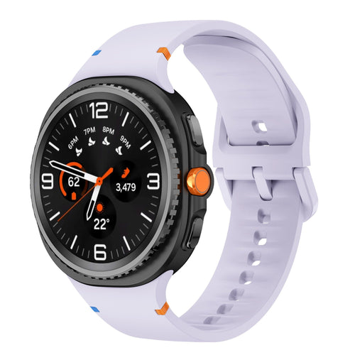 Correa silicona Samsung Galaxy Watch 8 - 44mm (morado claro)