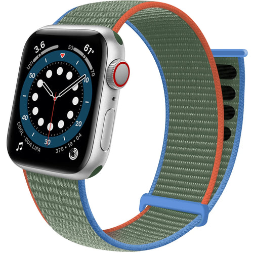 Correa nylon Loop Apple Watch (oliva)