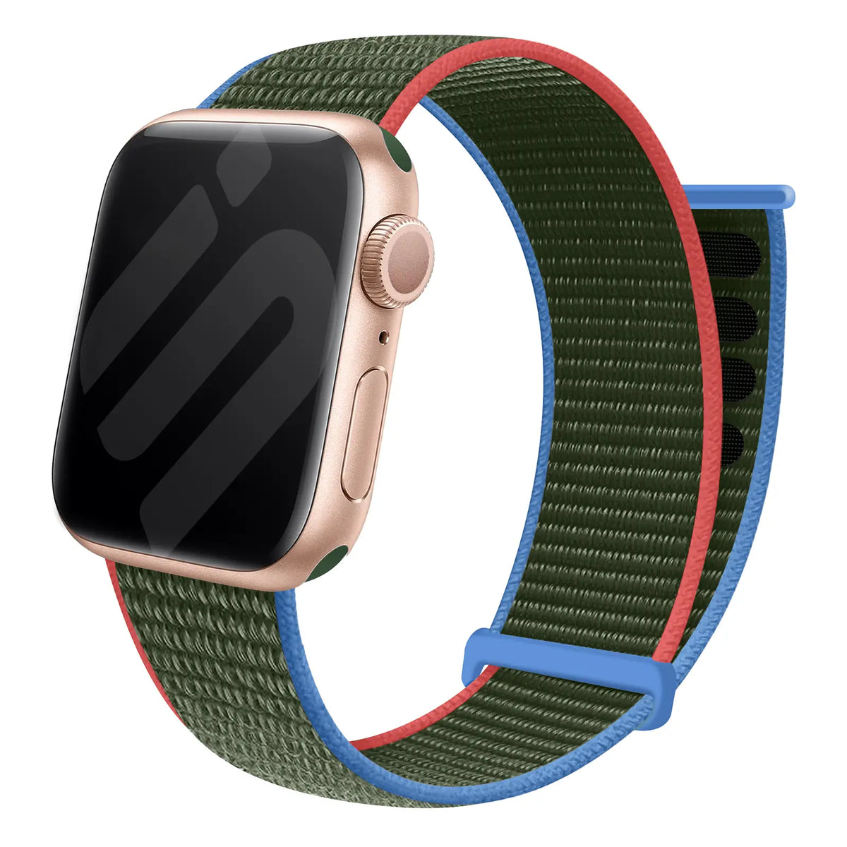 Correa nylon Loop Apple Watch (oliva)