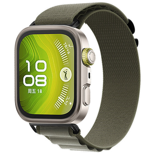 Huawei Watch Fit 4 Pro Alpine Nylon Strap (Olive Green)