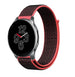 Correa nylon OnePlus Watch (negro/rojo)