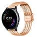 Correa acero inoxidable OnePlus Watch (oro rosa)
