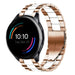 Correa acero OnePlus Watch (oro rosa/blanco)
