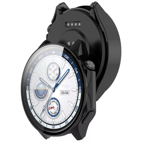 Funda rígido con cristal OnePlus Watch 2 (negra)