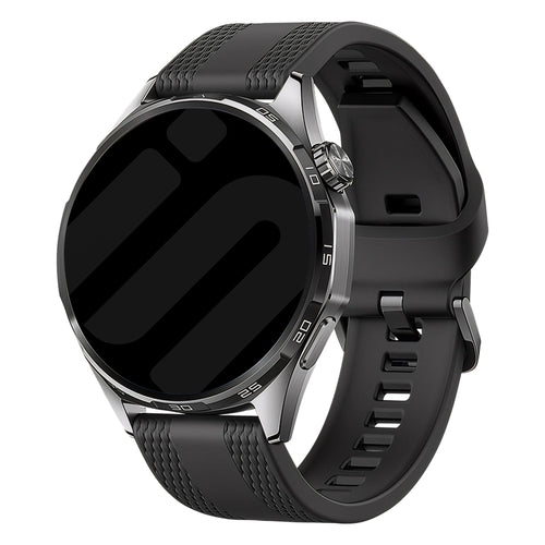 ICE Smart 2.0 Rectangular 1.96 One Push Silicone Strap (Black)