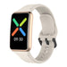 Correa silicona Oppo Watch Free (arena blanca)