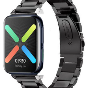 oppo-watch-stalen-band-zwart