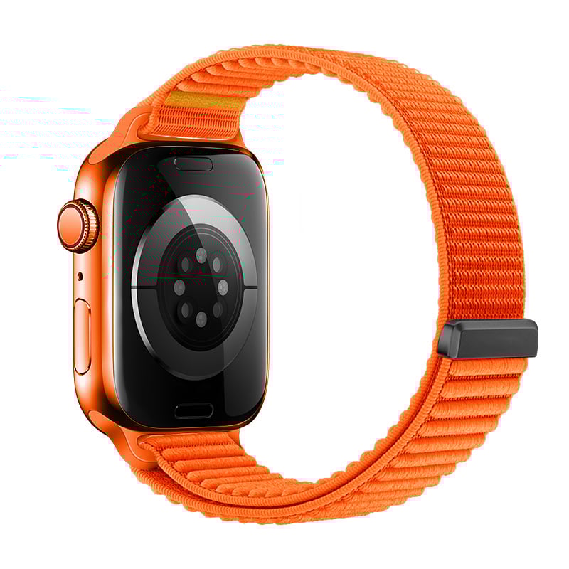 Strap-it Apple Watch Wave Nylon Strap (Orange)