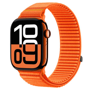 Strap-it Apple Watch Wave Nylon Strap (Orange)