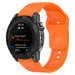 Correa silicona robusto Garmin Fenix 8 - 47mm (naranja)
