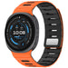 Correa silicona magnética Samsung Galaxy Watch 8 - 40mm (naranja/negro)