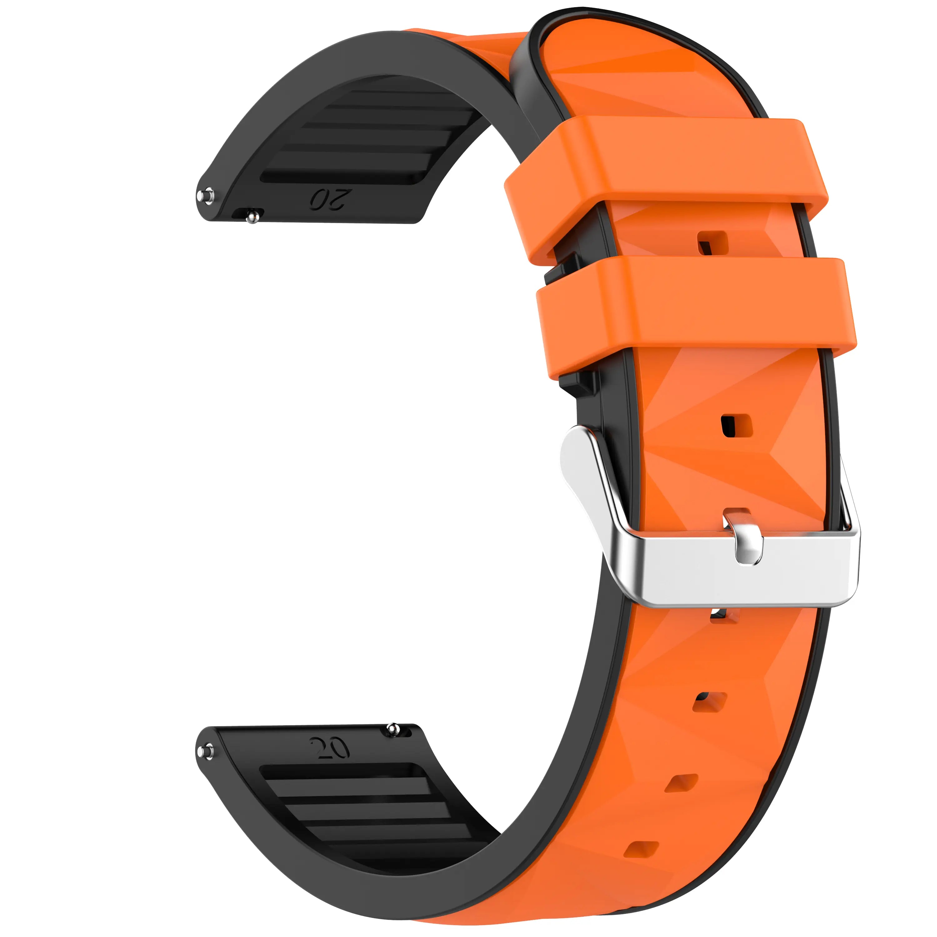 OnePlus Watch 3 - 46mm Diamond Sport Strap (Orange/Black)