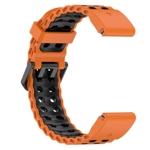 Garmin Descent G2 Wave Sport Strap (Orange/Black)
