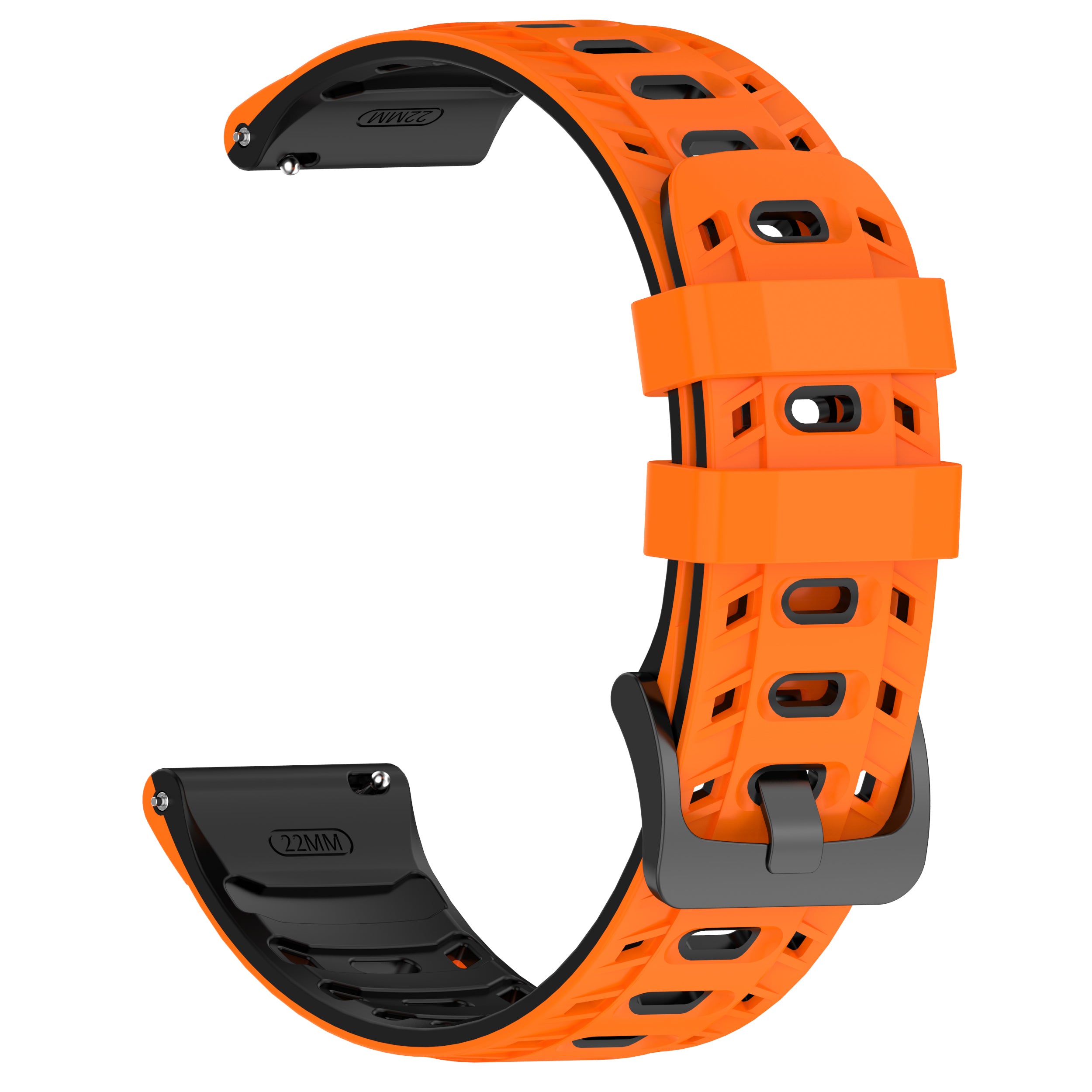 Correa deportiva de sarga Suunto 9 Peak (naranja/negro)