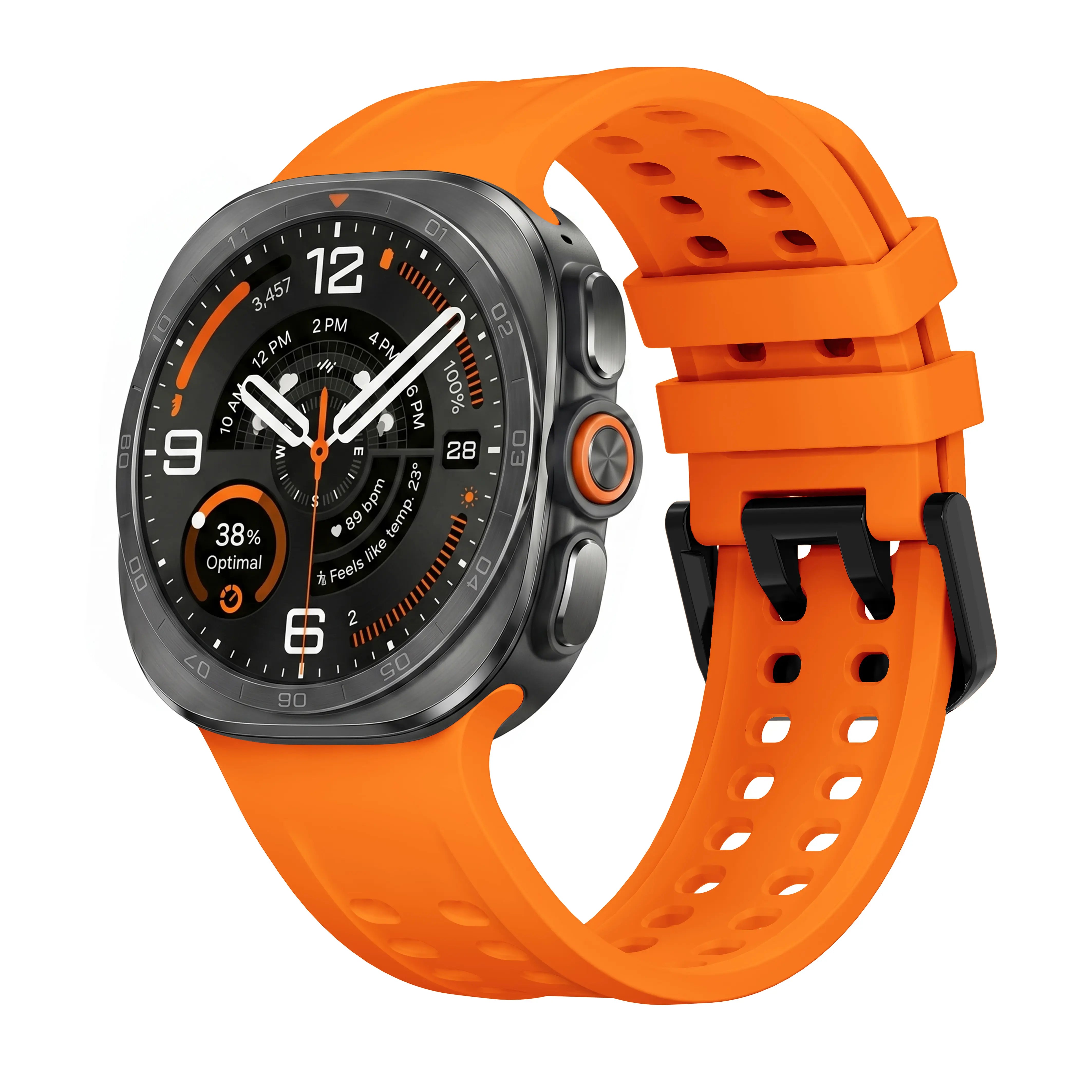 Correa silicona Samsung Galaxy Watch Ultra 2 (naranja)