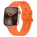 Correa silicona Wave Apple Watch (naranja)